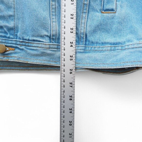 OCC Orange County Choppers Y2K Sleeveless Distressed Bikers Denim Vest Men's L - Picture 8 of 8